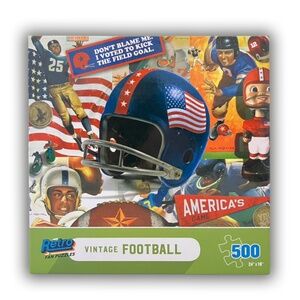 Retro Fan Puzzles Vintage FOOTBALL 500pcs. 24" x 18"
